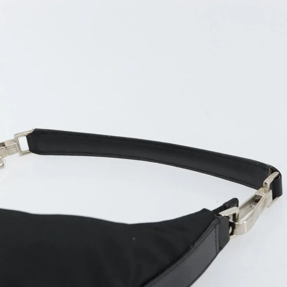 Authentic GUCCI Shoulder Bag Nylon Black Silver 000 0602 3754 - Picture 15 of 16